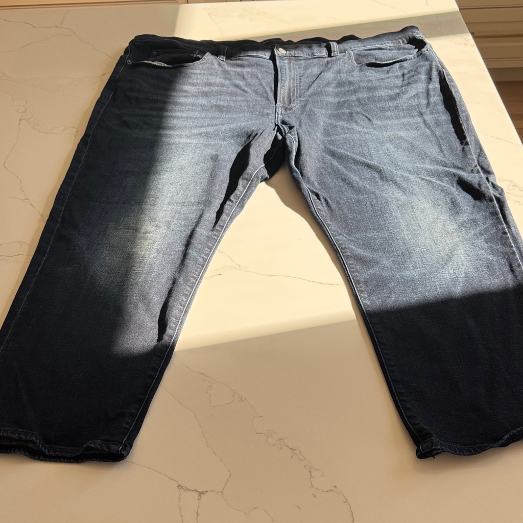 Lucky Brand Mens Dark Indigo Relaxed Jeans